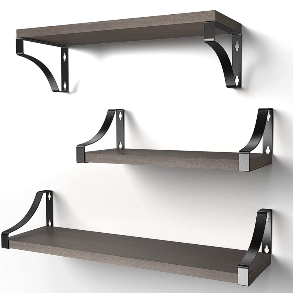 Brand new! Set of 3 floating shelves!